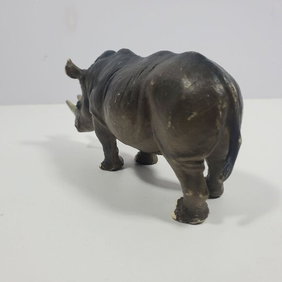 Safari Ltd White Rhino Mom & Baby 1996 Figure Lot - Picture 10 of 16